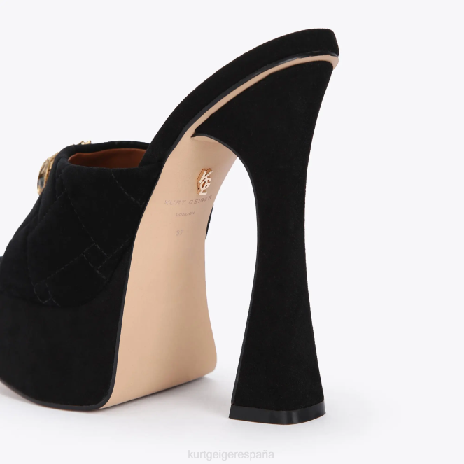 Kurt Geiger mujer mulas con plataforma london kensington 2LPR674 | calzados negro